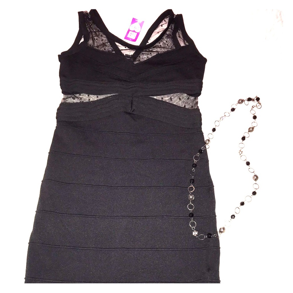 !NWT! Black Bebe dress